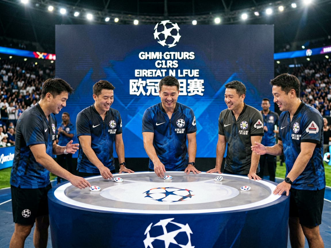 欧冠小组赛抽签仪式现场